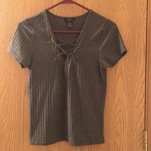 Dark gray shirt